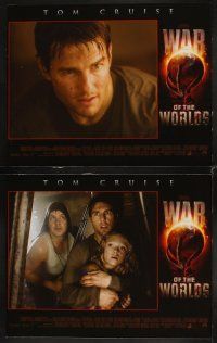 3h566 WAR OF THE WORLDS 8 LCs '05 remake directed by Steven Spielberg starring Tom Cruise!