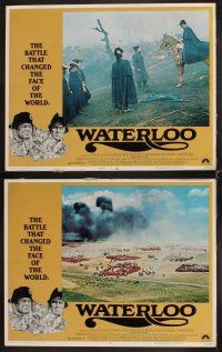 3h569 WATERLOO 8 LCs '70 Rod Steiger as Napoleon Bonaparte, Christopher Plummer