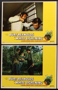 3h579 WHITE LIGHTNING 8 LCs '73 moonshine bootlegger Burt Reynolds, Ned Beatty, Jennifer Billingsley