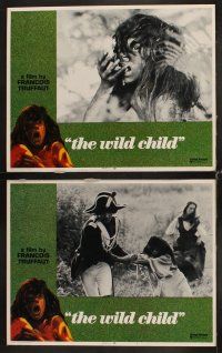 3h583 WILD CHILD 8 LCs '70 Francois Truffaut's classic L'Enfant Sauvage, Jean-Pierre Cargol!