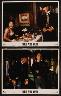 3h585 WILD WILD WEST 8 LCs '99 Will Smith, Kevin Kline, sexy Salma Hayek, Kenneth Branagh!