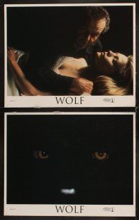 3h591 WOLF 8 LCs '94 Jack Nicholson, Michelle Pfeiffer, James Spader, directed by Mike Nichols!