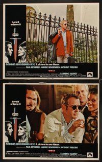 3h598 WUSA 8 LCs '70 Paul Newman, Joanne Woodward, Anthony Perkins, a picture for our times!
