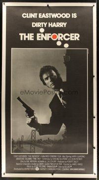 3j356 ENFORCER linen 3sh '76 photo of Clint Eastwood as Dirty Harry by Bill Gold!