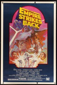 3j111 EMPIRE STRIKES BACK 40x60 R82 George Lucas sci-fi classic, cool artwork by Tom Jung!