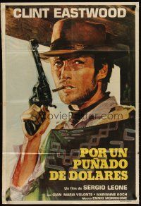 3j198 FISTFUL OF DOLLARS Argentinean R70s Sergio Leone, Clint Eastwood, most dangerous man!