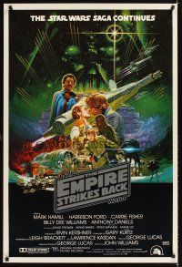 3j102 EMPIRE STRIKES BACK Aust 1sh '80 George Lucas sci-fi classic, cool artwork by Ohrai!