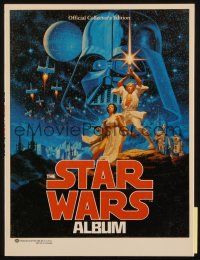 3j071 STAR WARS softcover book '77 exclusive behind-the-scenes story of the sci-fi classic, album!