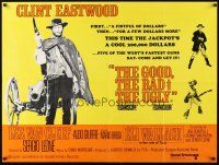 3j265 GOOD, THE BAD & THE UGLY British quad R70s Clint Eastwood, Lee Van Cleef, Sergio Leone!