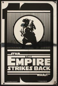 3j116 EMPIRE STRIKES BACK Kilian foil style B 1sh R90 George Lucas sci-fi classic, Luke on tauntaun!