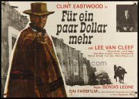 3j214 FOR A FEW DOLLARS MORE German 33x47 '66 Sergio Leone's Per qualche dollaro in piu, Eastwood!