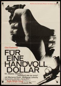 3j194 FISTFUL OF DOLLARS German R69 Sergio Leone, Clint Eastwood, different Hillmann art!