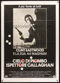 3j363 ENFORCER Italian 1p '76 photo of Clint Eastwood as Dirty Harry by Bill Gold!
