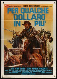 3j224 FOR A FEW DOLLARS MORE Italian 1p R80s Sergio Leone, art of Clint Eastwood by Ciriello!
