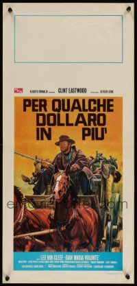 3j226 FOR A FEW DOLLARS MORE Italian locandina R70s Sergio Leone, Ciriello art of Clint Eastwood!