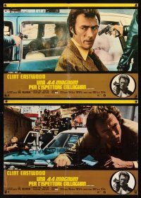 3j330 MAGNUM FORCE 4 Italian photobustas '73 cool images of Clint Eastwood as Dirty Harry!