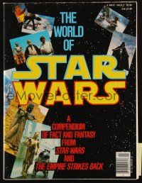 3j081 WORLD OF STAR WARS magazine '80s compendium of fact & fantasy from sci-fi classics!