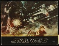 3j033 STAR WARS souvenir program book 1977 George Lucas classic, Jung art!