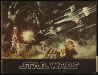 3j032 STAR WARS souvenir program book 1977 George Lucas classic, Jung art!