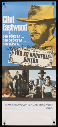 3j200 FISTFUL OF DOLLARS Swedish stolpe R75 Sergio Leone, Clint Eastwood, Marianne Koch!