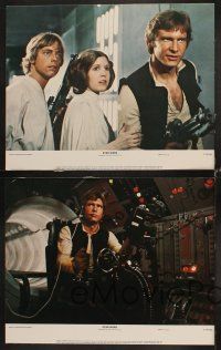3j030 STAR WARS 8 color 11x14 stills '77 George Lucas classic sci-fi epic, Ford, Hamill, Vader!