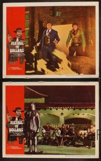 3j174 FISTFUL OF DOLLARS 8 LCs '67 Sergio Leone's Per un Pugno di Dollari, Clint Eastwood classic!