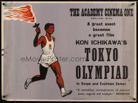 3m181 TOKYO OLYMPIAD British quad '65 Kon Ichikawa's movie of the 1964 Summer Olympics in Japan!
