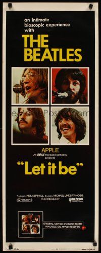 3m050 LET IT BE insert '70 The Beatles, John Lennon, Paul McCartney, Ringo Starr, George Harrison