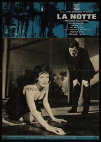 3m193 LA NOTTE Italian photobusta '61 Antonioni, Marcello Mastroianni & sexy Monica Vitti!