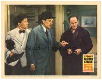 3m456 CHARLIE CHAN'S MURDER CRUISE LC '40 Sidney Toler & Victor Sen Yung with guy holding gun!