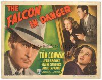 3m400 FALCON IN DANGER TC '43 detective Tom Conway with pretty Jean Brooks & Elaine Shepard!