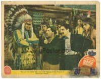 3m485 GO WEST LC '40 Groucho Marx watches Chico make lame joke to Native American Indian chief!