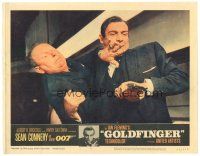 3m489 GOLDFINGER LC #5 '64 Sean Connery as James Bond wrestles gun from Gert Froebe!