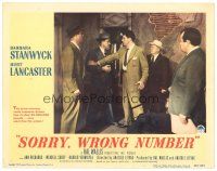 3m577 SORRY WRONG NUMBER LC #4 '48 Lancaster defends Vermilyea from Conrad & others, Anatole Litvak!