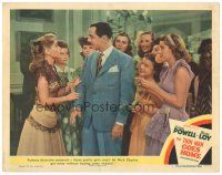 3m590 THIN MAN GOES HOME LC #2 '44 pretty girls won't let William Powell go without buying tickets