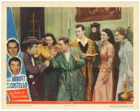 3m596 TIME OF THEIR LIVES LC #3 '46 Colonial Lou Costello pointing gun at amused Bud Abbott!