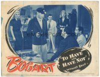 3m598 TO HAVE & HAVE NOT LC '44 Humphrey Bogart threatens Leonard & Seymour as Lauren Bacall watches