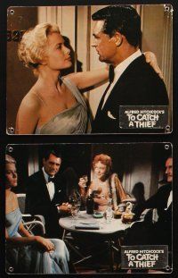 3m377 TO CATCH A THIEF set of 8 Swiss LCs '70s Alfred Hitchcock, images of Grace Kelly & Cary Grant