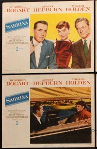 3m436 SABRINA 5 LCs '54 Audrey Hepburn, Humphrey Bogart & William Holden, directed by Billy Wilder!