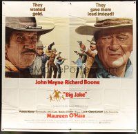 3p132 BIG JAKE 6sh '71 Richard Boone wanted gold but John Wayne gave him lead instead!