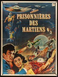 3p067 MYSTERIANS French 1p '59 they're abducting Earth's women & leveling its cities, different!