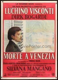 3p172 DEATH IN VENICE Italian 1p '71 Luchino Visconti, art of Bogarde & Mangano by Fabio Rieti!
