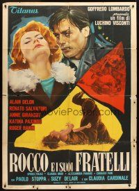 3p184 ROCCO & HIS BROTHERS Italian 1p '60 Luchino Visconti's Rocco e I Suoi Fratelli, different!