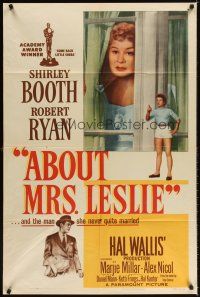 3t045 ABOUT MRS. LESLIE 1sh '54 Shirley Booth, Robert Ryan, the man she never quite married!