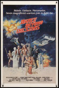 3t106 BATTLE BEYOND THE STARS int'l 1sh '80 Richard Thomas, Robert Vaughn, different sci-fi art!