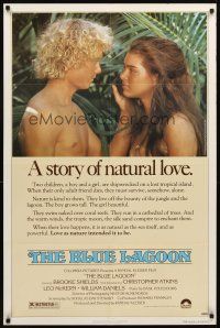 3t160 BLUE LAGOON 1sh '80 young Brooke Shields & Christopher Atkins!