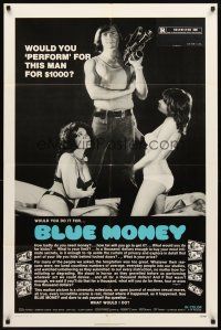3t161 BLUE MONEY 1sh '72 Alain Patrick, Barbara Mills, would you perform for $1,000?
