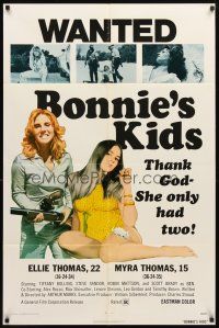 3t171 BONNIE'S KIDS 1sh '73 Tiffany Bolling, Robin Mattson, thank God she only had two!