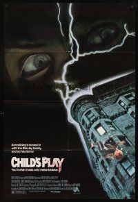 3t231 CHILD'S PLAY 1sh '88 something's moved in, you'll wish it was only make-believe!