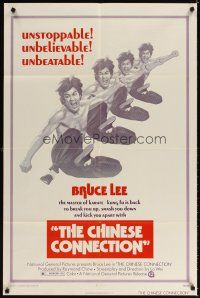 3t233 CHINESE CONNECTION 1sh '73 kung fu master Bruce Lee is back to kick you apart!